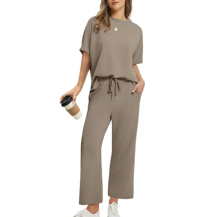 Emily - Oversized Wide Leg Two Piece Set