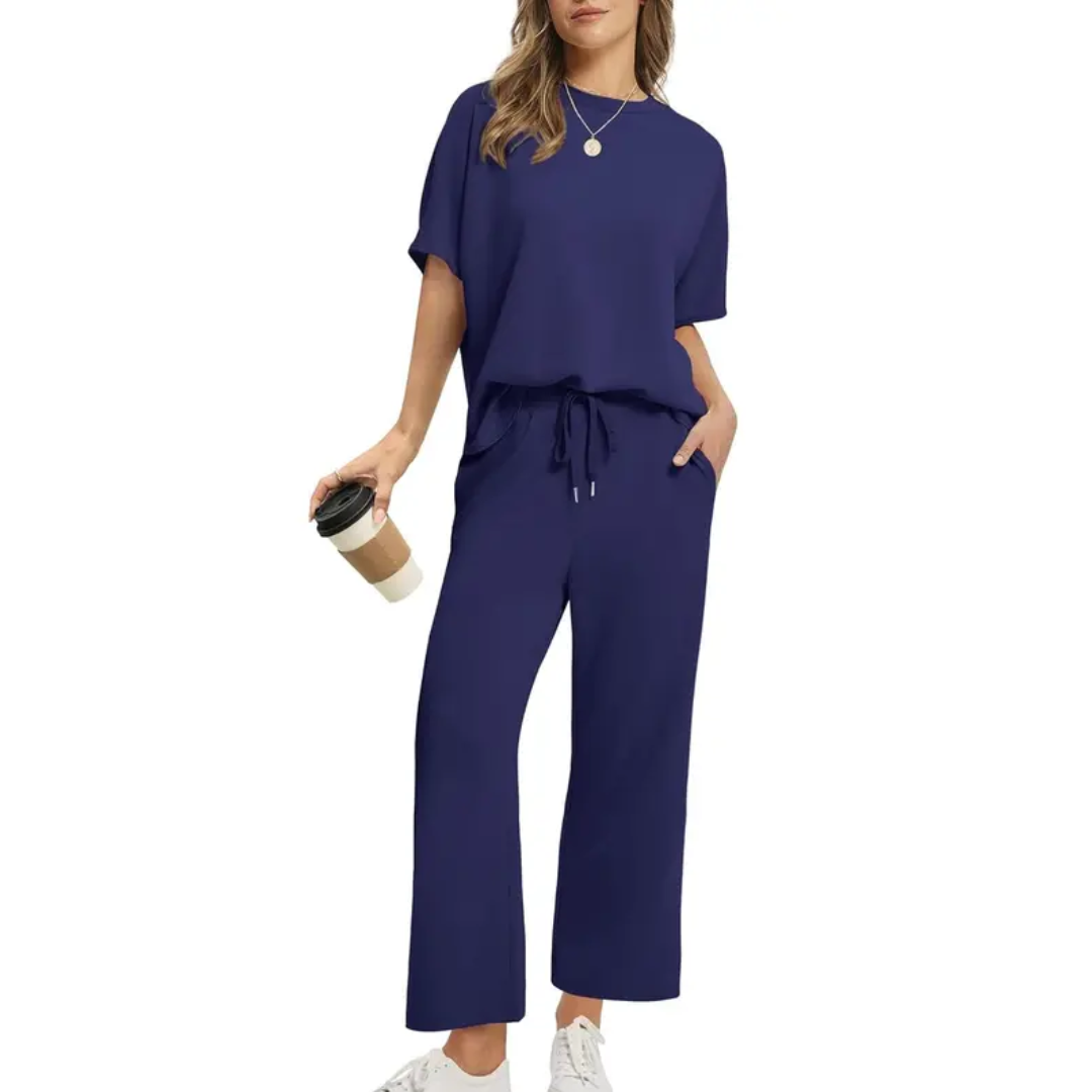 Emily - Oversized Wide Leg Two Piece Set
