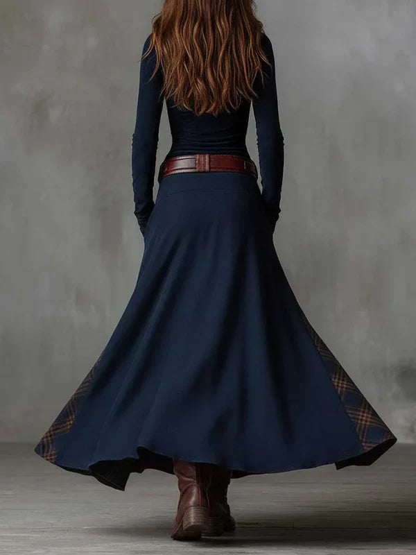 Annabille™ | Classic Suede Belt Dress