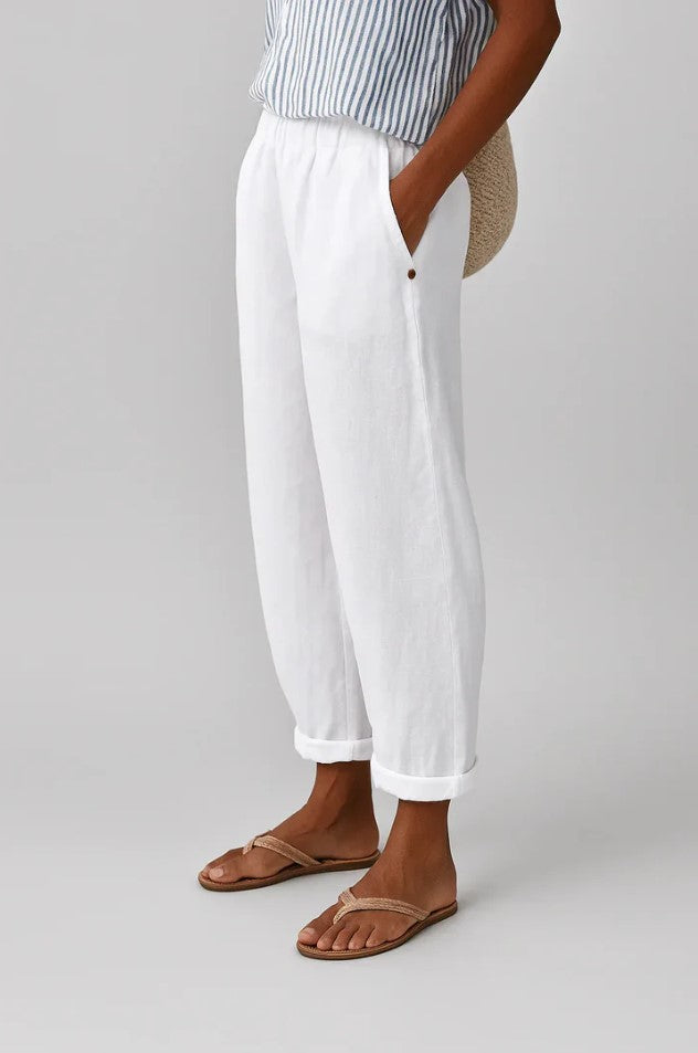 Romina Timeless Linen-Look Trousers