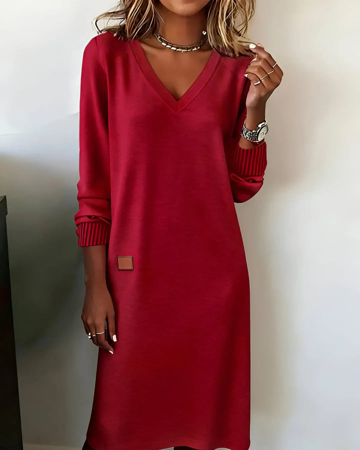 Clarisa™ | Cozy Knit Sweater Dress