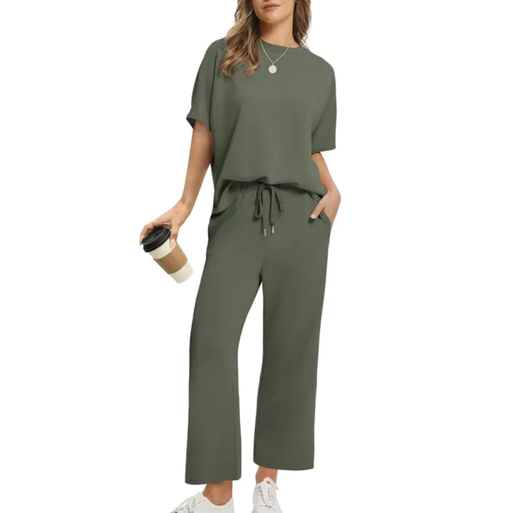 Emily - Oversized Wide Leg Two Piece Set