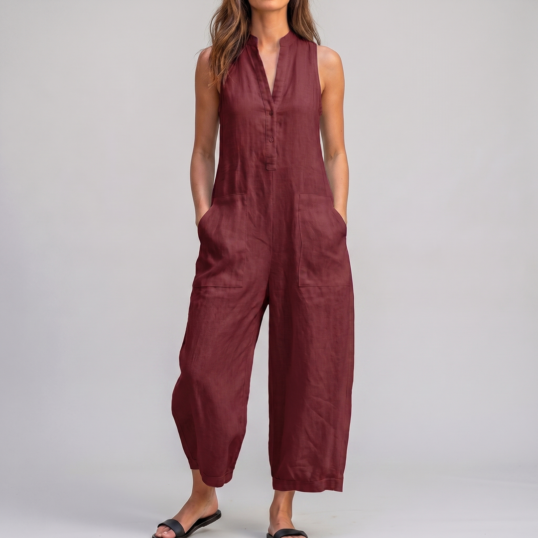 AirJump | Women's Sleeveless Wide-Leg Jumpsuit